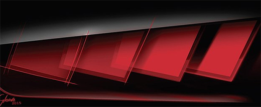 奧迪在法蘭克福汽車展上展示最新的照明技術