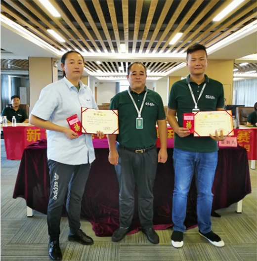 巧學善思煉精藝 沉著冷靜創佳績 金威管業技能大比武